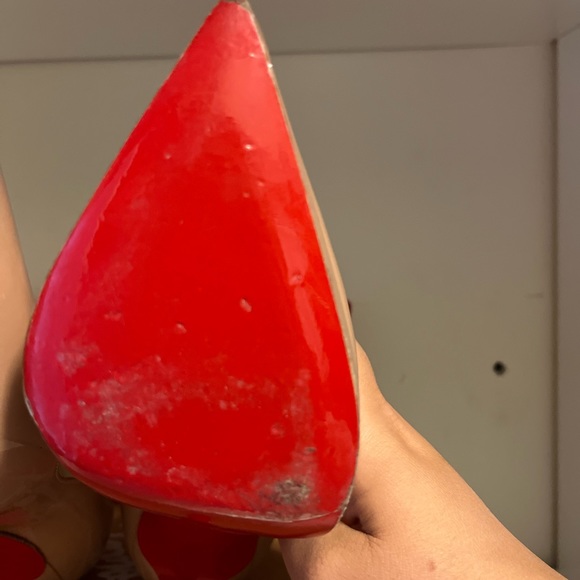 Womens Christian Louboutin - Pigalle Plato - 120mm - Nude - Picture 6 of 6